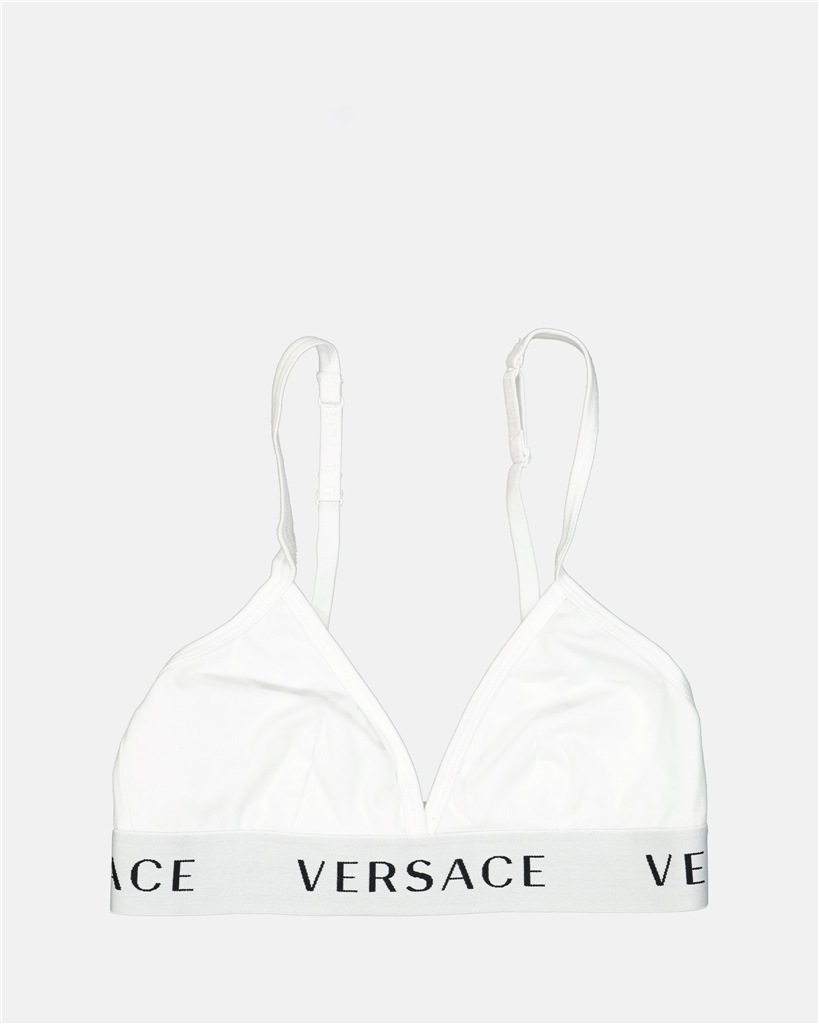 Sous-vêtements et homewear Brassière triangle Versace Blanc Femme