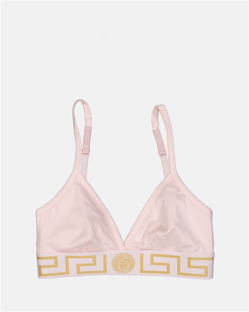 Sous-vêtements et homewear Brassière triangle Medusa Greca Versace Rose Femme