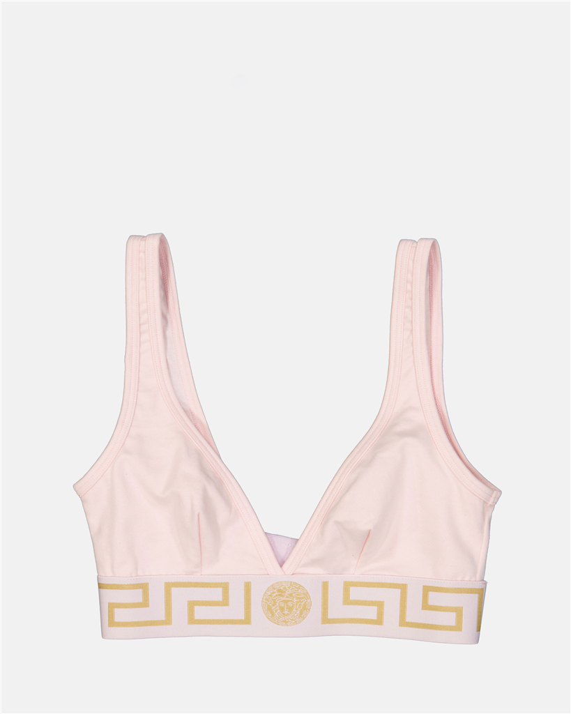 Sous-vêtements et homewear Brassière triangle Medusa Greca Versace Rose Femme