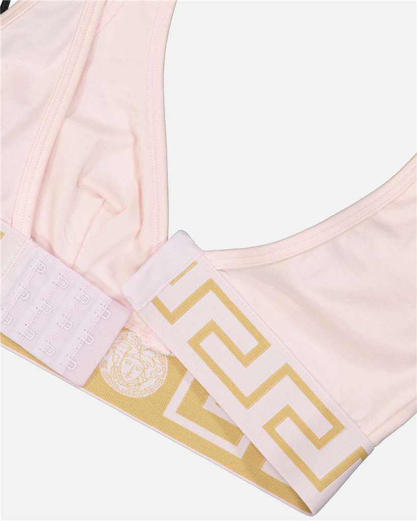 Sous-vêtements et homewear Brassière triangle Medusa Greca Versace Rose Femme