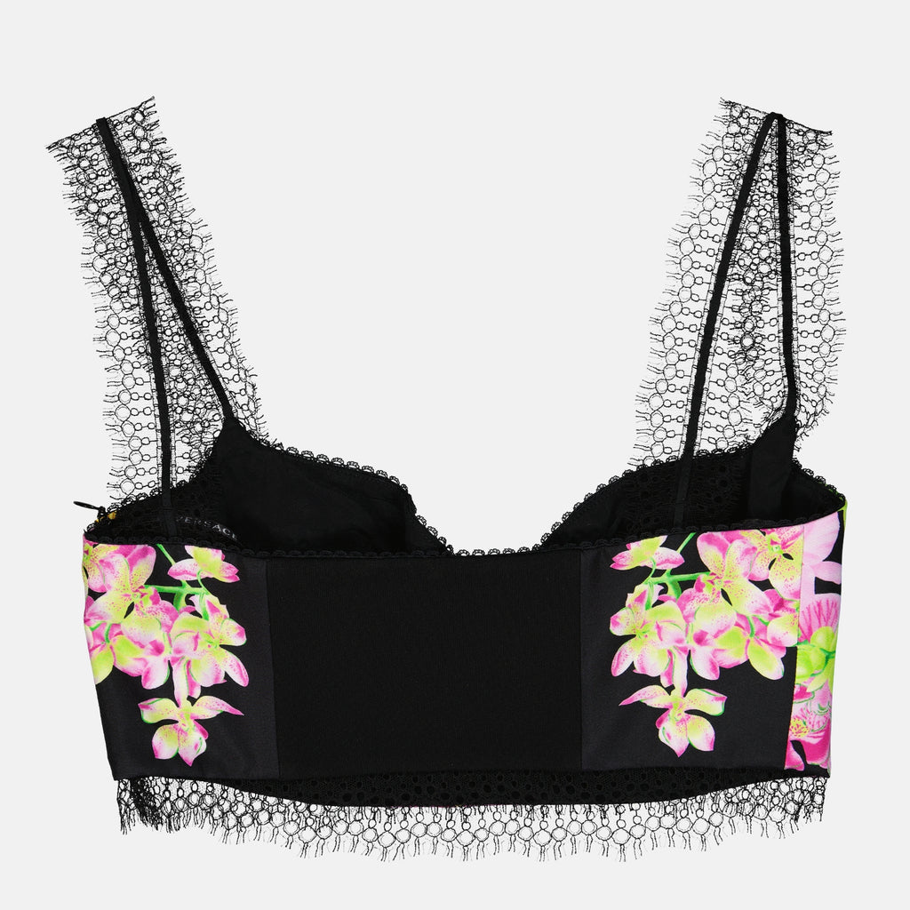Tops Bustier Medusa Orchid Versace Noir Femme