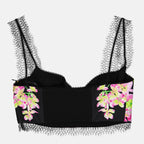Tops Bustier Medusa Orchid Versace Noir Femme