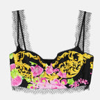 Tops Bustier Medusa Orchid Versace Noir Femme