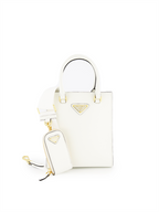 Sacs bandoulière Cabas Galleria Prada Blanc Femme