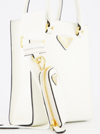 Sacs bandoulière Cabas Galleria Prada Blanc Femme