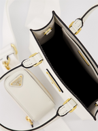 Sacs bandoulière Cabas Galleria Prada Blanc Femme