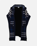Vestes Cape à carreaux Burberry Bleu Femme