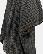 Vestes Cape à carreaux Maison Margiela Gris Femme