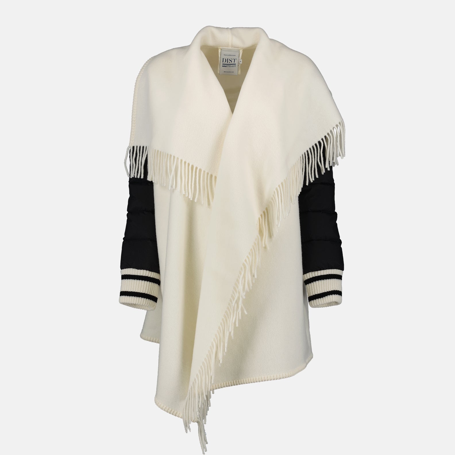 Vestes Cape bi-matière Moncler Beige Femme