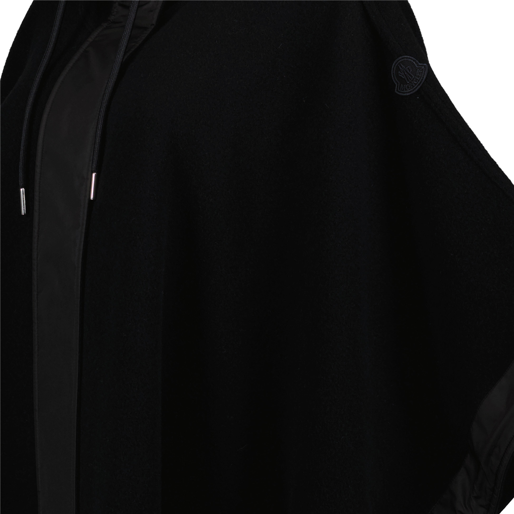 Vestes Cape à capuche Moncler Noir Femme