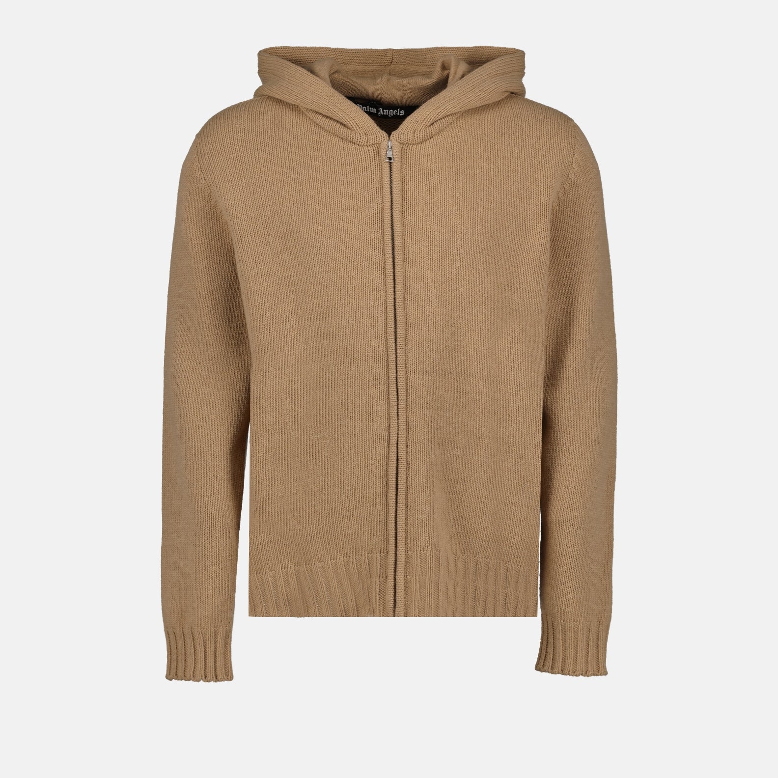Maille Cardigan zippé Palm Angels Beige Homme