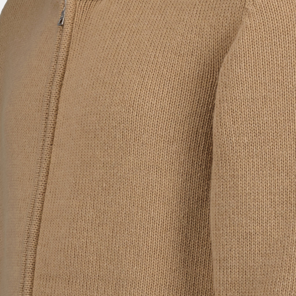 Maille Cardigan zippé Palm Angels Beige Homme