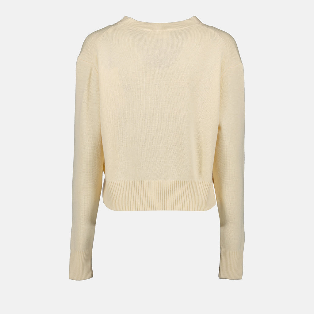 Maille Cardigan Ami de coeur Ami PARIS Beige Femme
