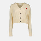 Maille Cardigan Ami de coeur Ami PARIS Beige Femme