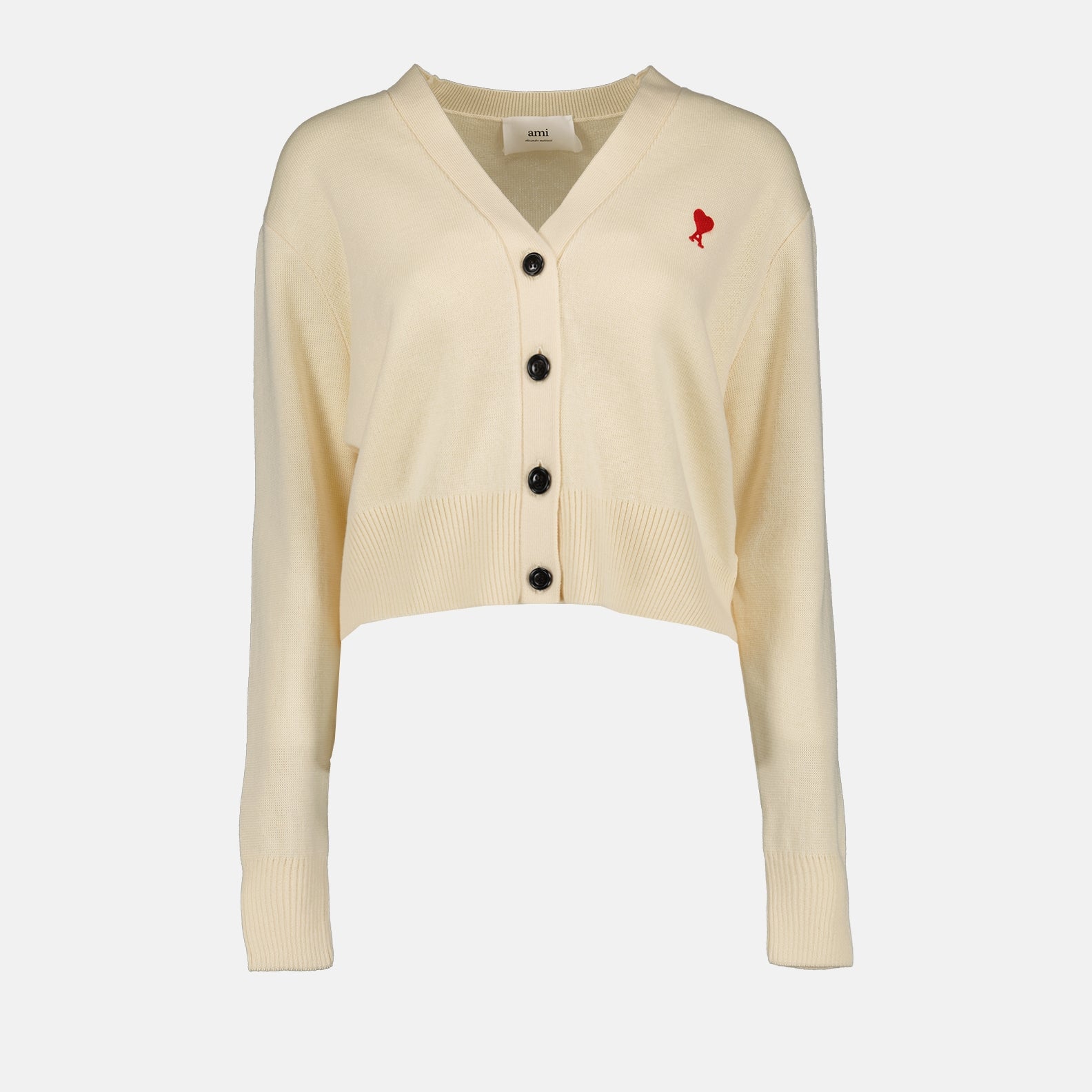 Maille Cardigan Ami de coeur Ami PARIS Beige Femme