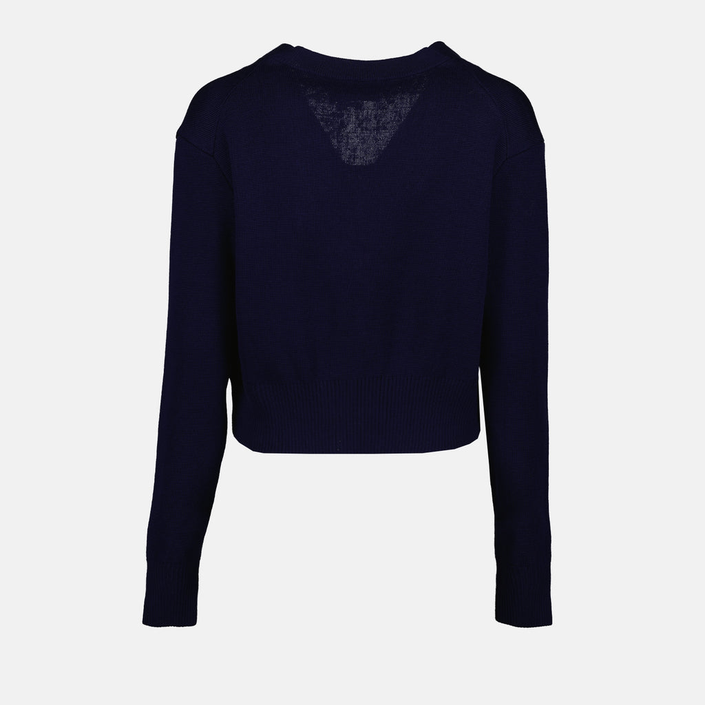 Maille Cardigan Ami de coeur Ami PARIS Bleu Femme