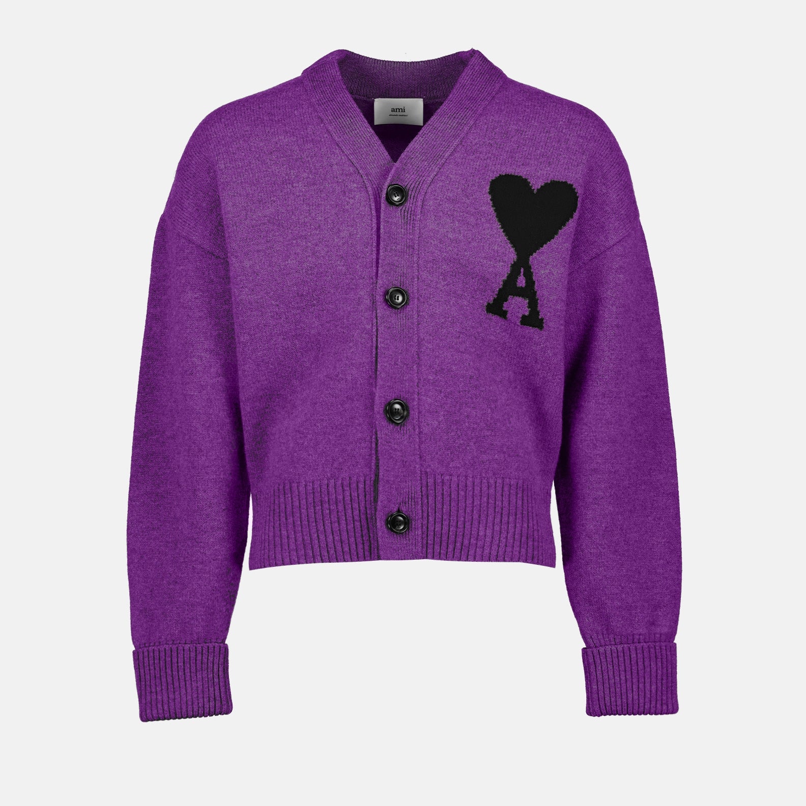 Écharpes, foulards et gants Cardigan Ami de Coeur oversize Ami PARIS Violet Homme
