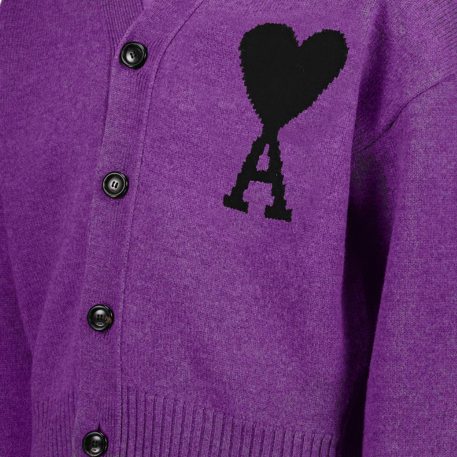 Écharpes, foulards et gants Cardigan Ami de Coeur oversize Ami PARIS Violet Homme