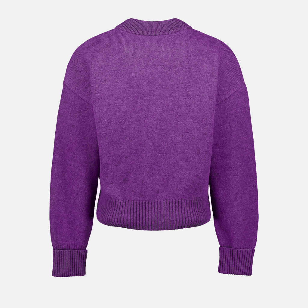 Écharpes, foulards et gants Cardigan Ami de Coeur oversize Ami PARIS Violet Homme