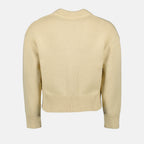 Maille Cardigan Ami de Coeur Ami PARIS Beige Unisexe