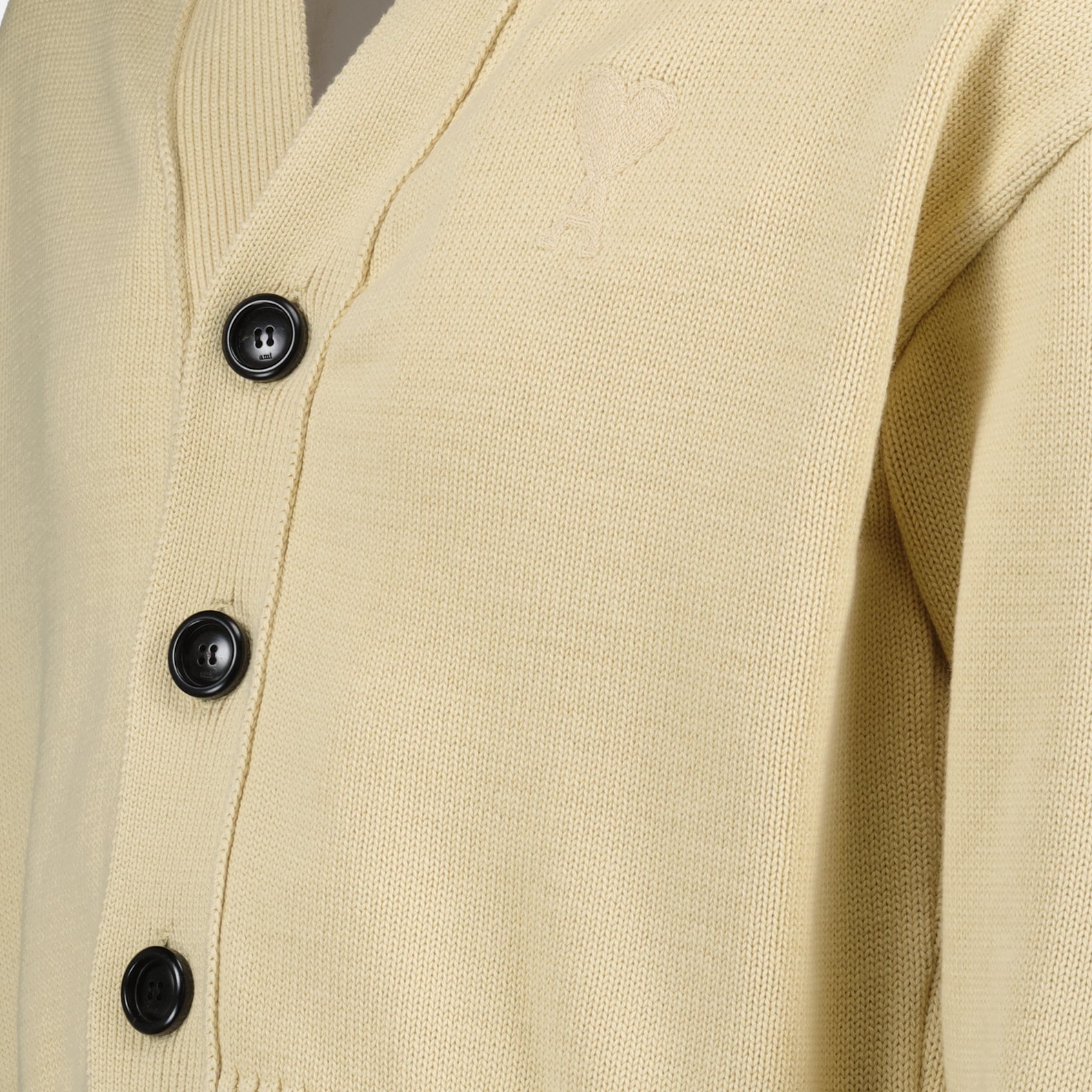 Maille Cardigan Ami de Coeur Ami PARIS Beige Unisexe