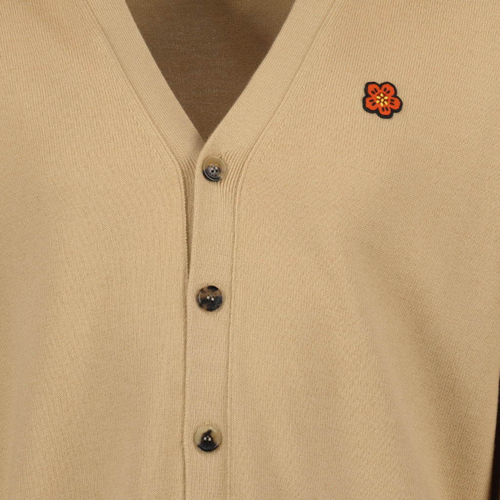 Maille Cardigan Boke Flower Kenzo Beige Homme