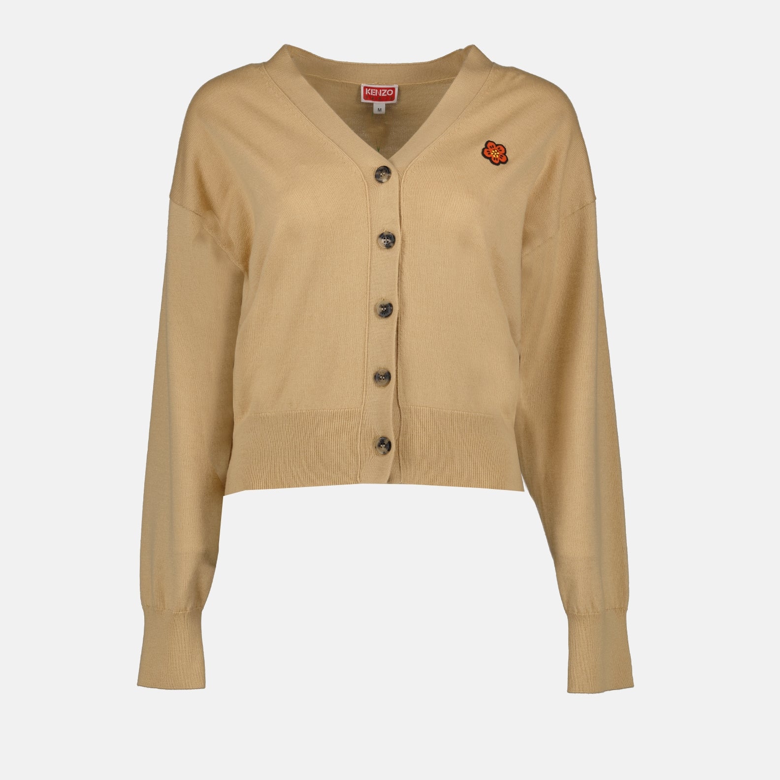 Maille Cardigan Boke Flower Kenzo Beige Femme