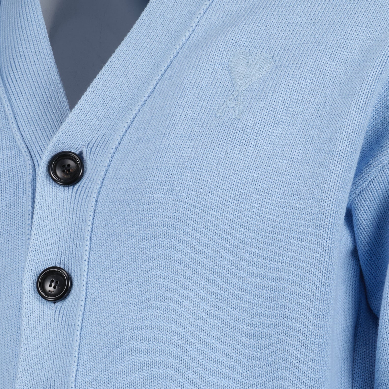 Maille Cardigan Ami de Coeur Ami PARIS Bleu Unisexe