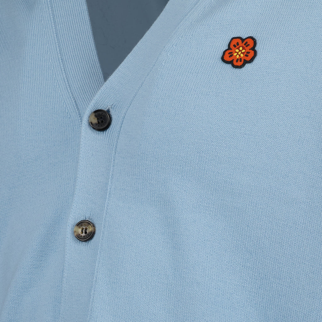 Maille Cardigan Boke Flower Kenzo Bleu Homme