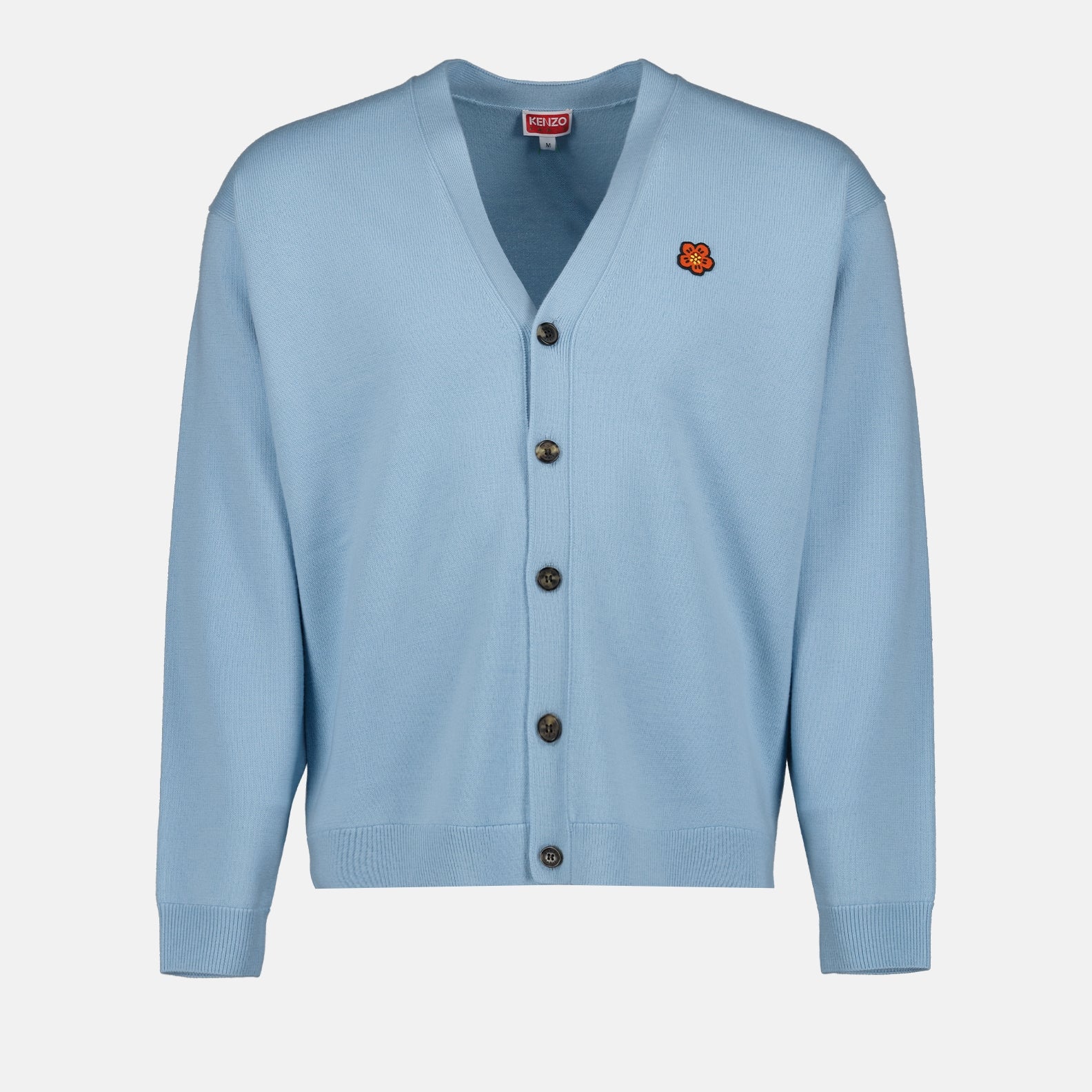 Maille Cardigan Boke Flower Kenzo Bleu Homme