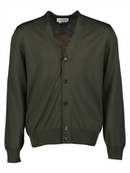 Maille Cardigan Illustration de Blake Alexander McQueen Vert Homme