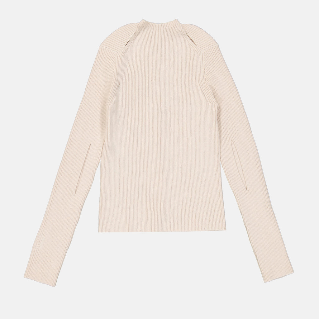 Maglieria Cardigan a Costine Fendi Beige Femme