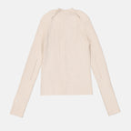 Knitwear Ribbed Cardigan Fendi Beige Women