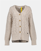 Maille Cardigan côtelé Moncler Genius Beige Femme
