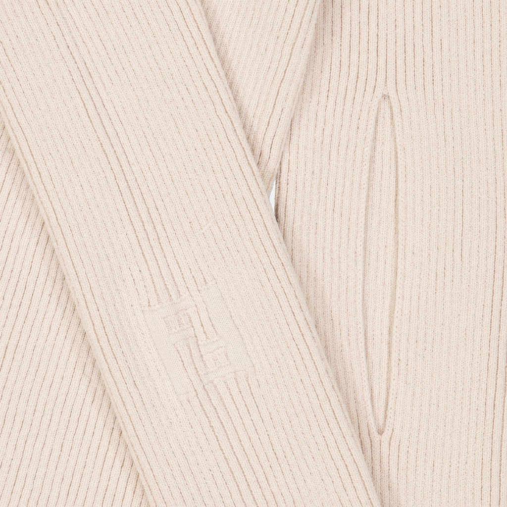 Maglieria Cardigan a Costine Fendi Beige Femme