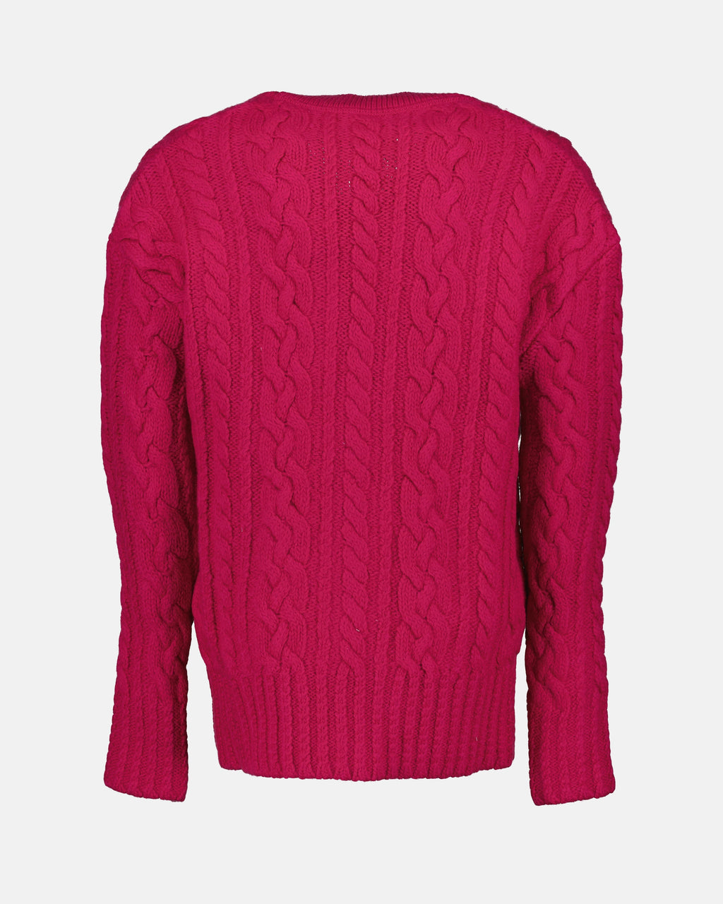 Maille Cardigan côtelé Ami PARIS Rose Unisexe