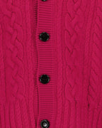 Maille Cardigan côtelé Ami PARIS Rose Unisexe