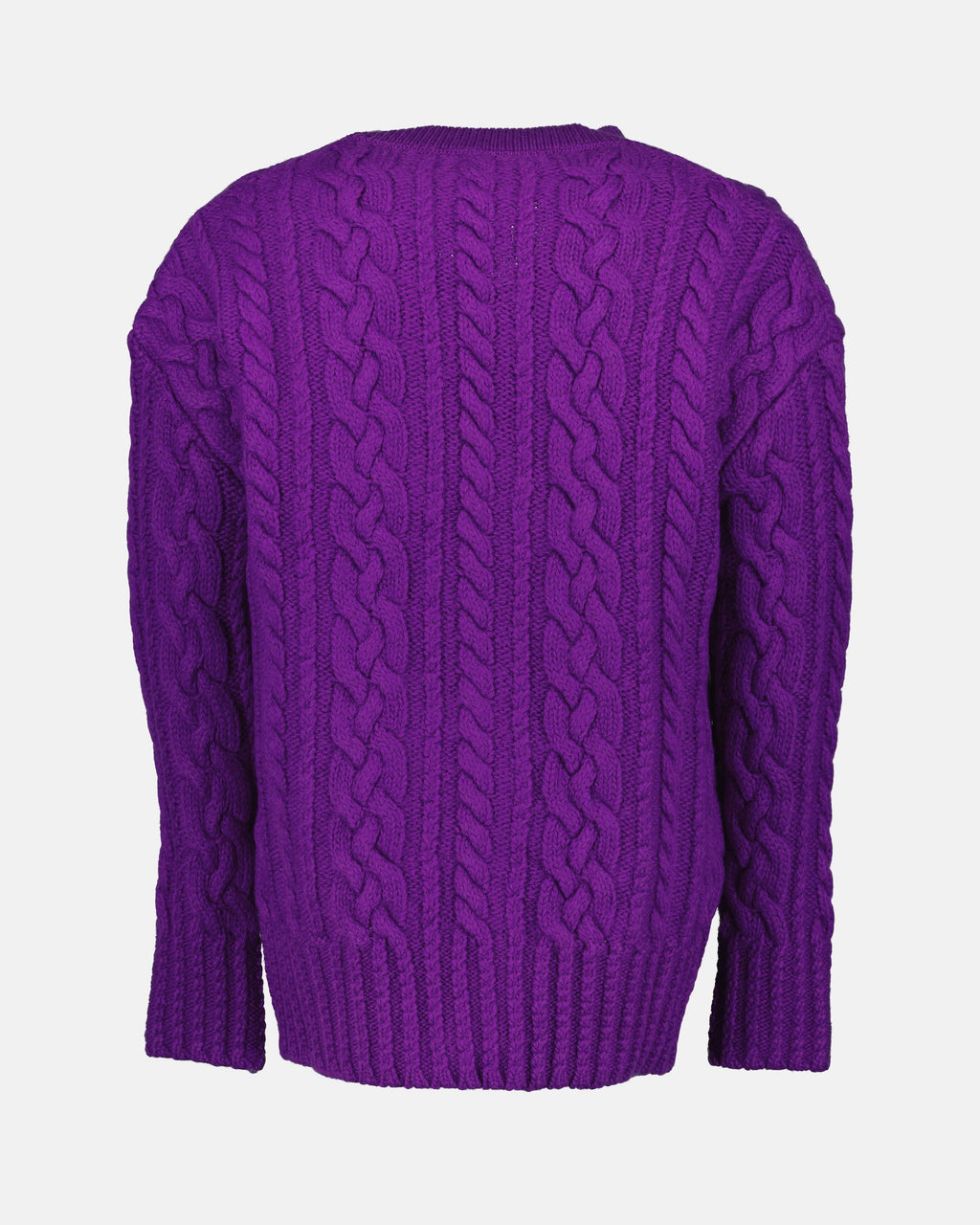 Maille Cardigan côtelé Ami PARIS Violet Unisexe