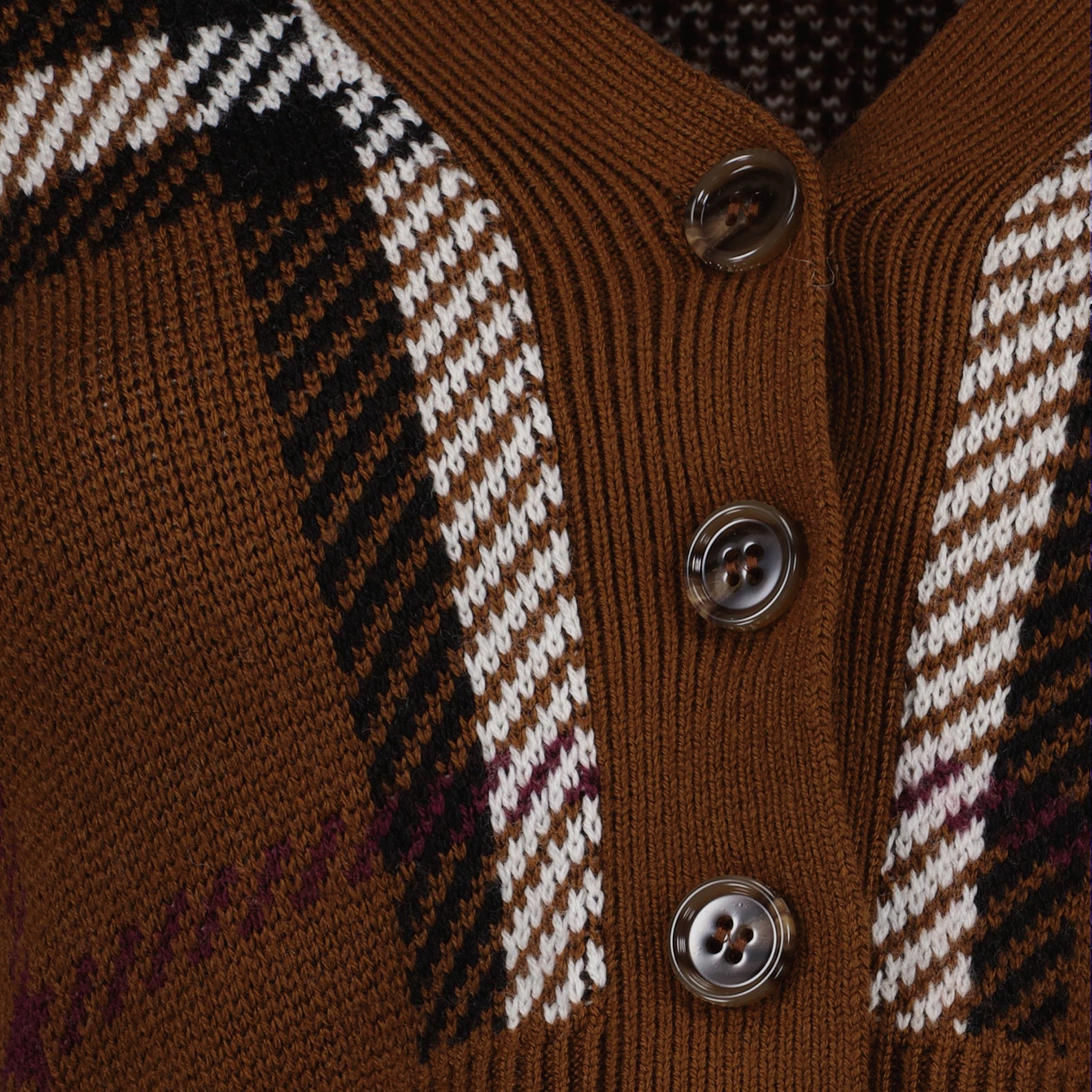 Maille Cardigan court Keelan Burberry Marron Femme