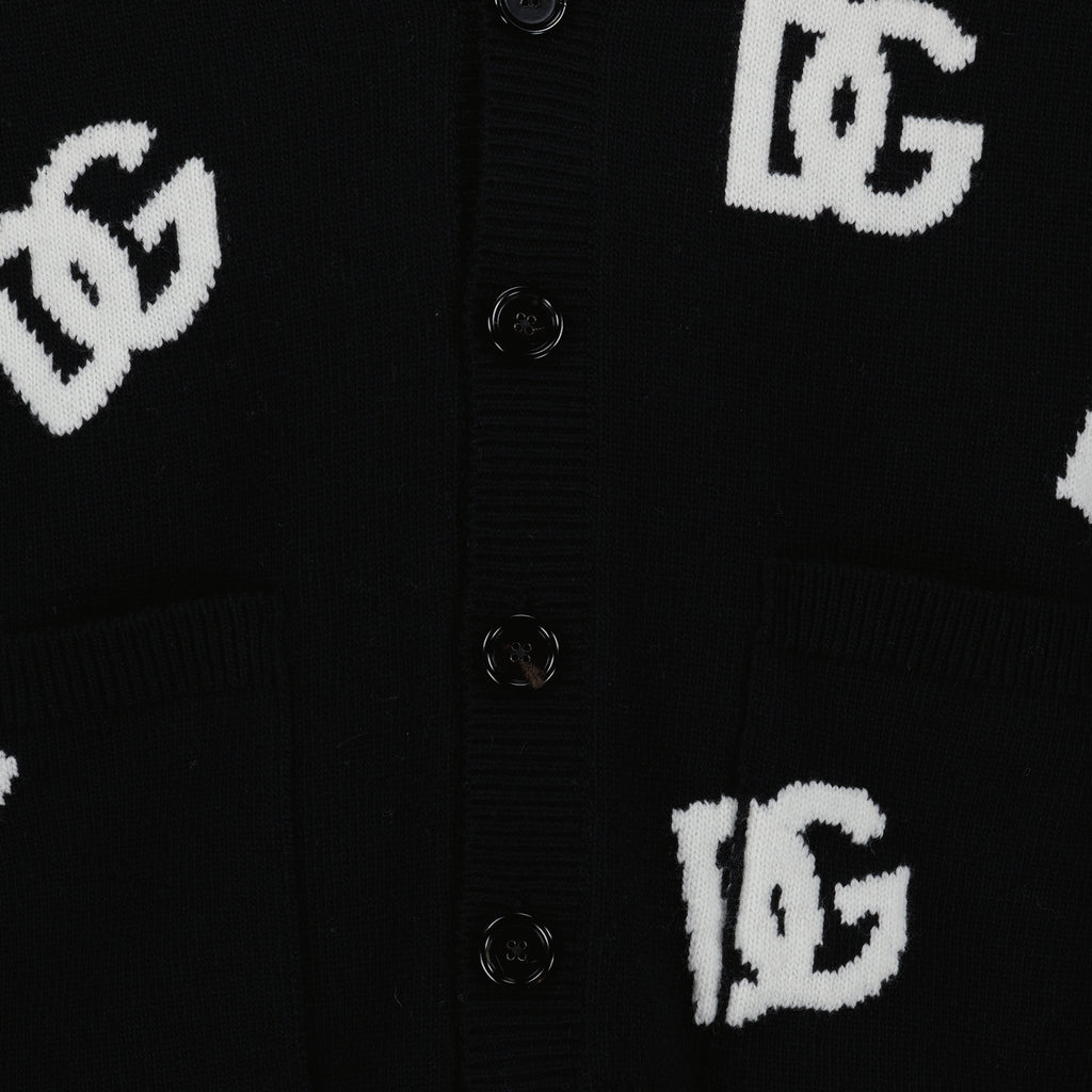 Maille Cardigan DG Dolce & Gabbana Noir Homme