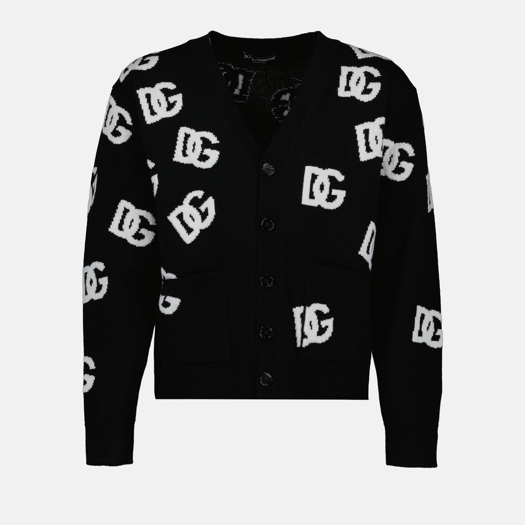 Maille Cardigan DG Dolce & Gabbana Noir Homme