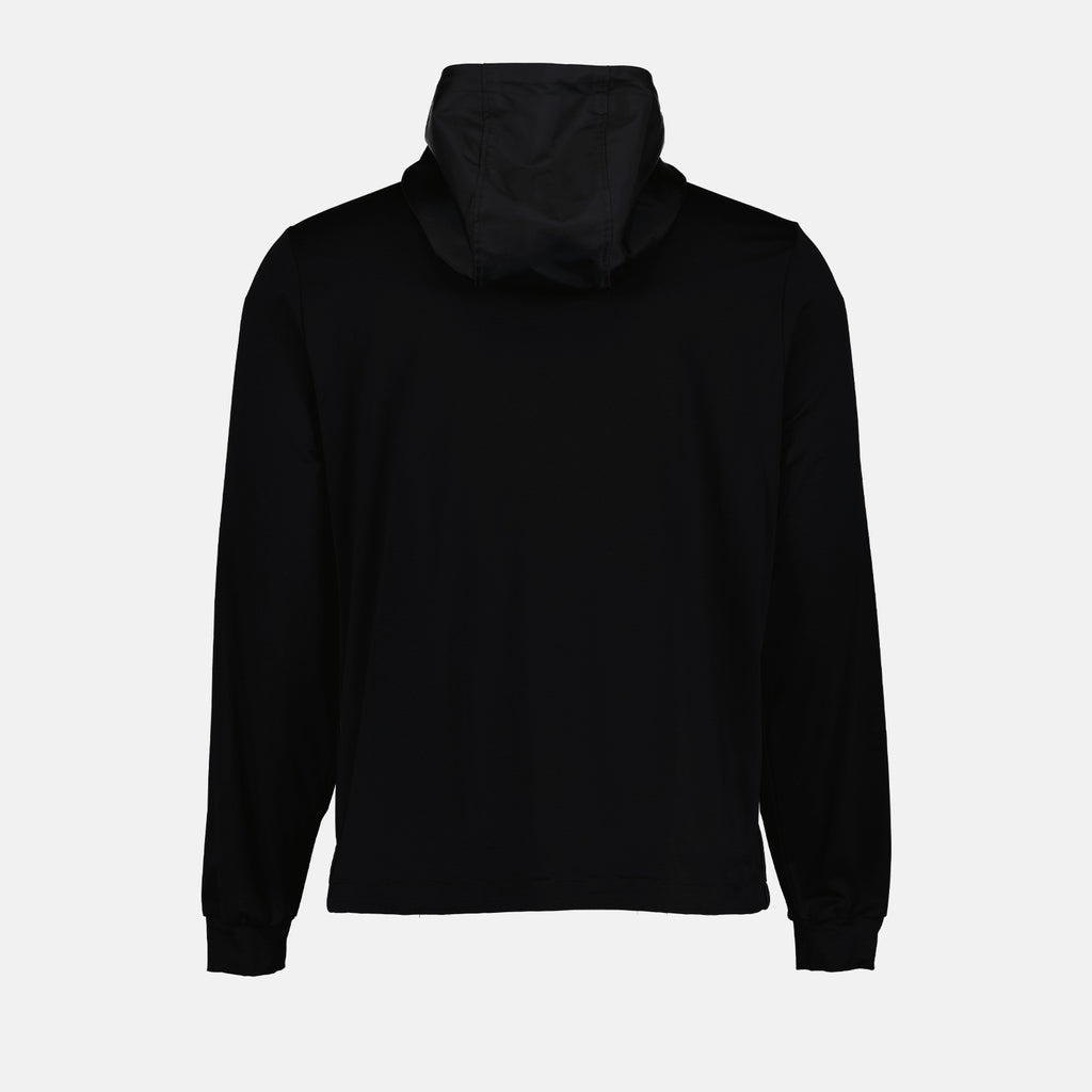 Pantalons Cardigan en coton Prada Noir Homme