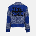 Maille Cardigan Fisherman Kenzo Bleu Homme