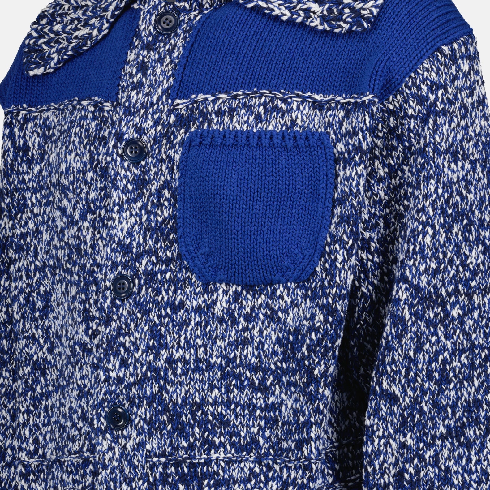 Maille Cardigan Fisherman Kenzo Bleu Homme