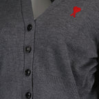 Maille Cardigan Ami de Coeur Ami PARIS Gris Femme