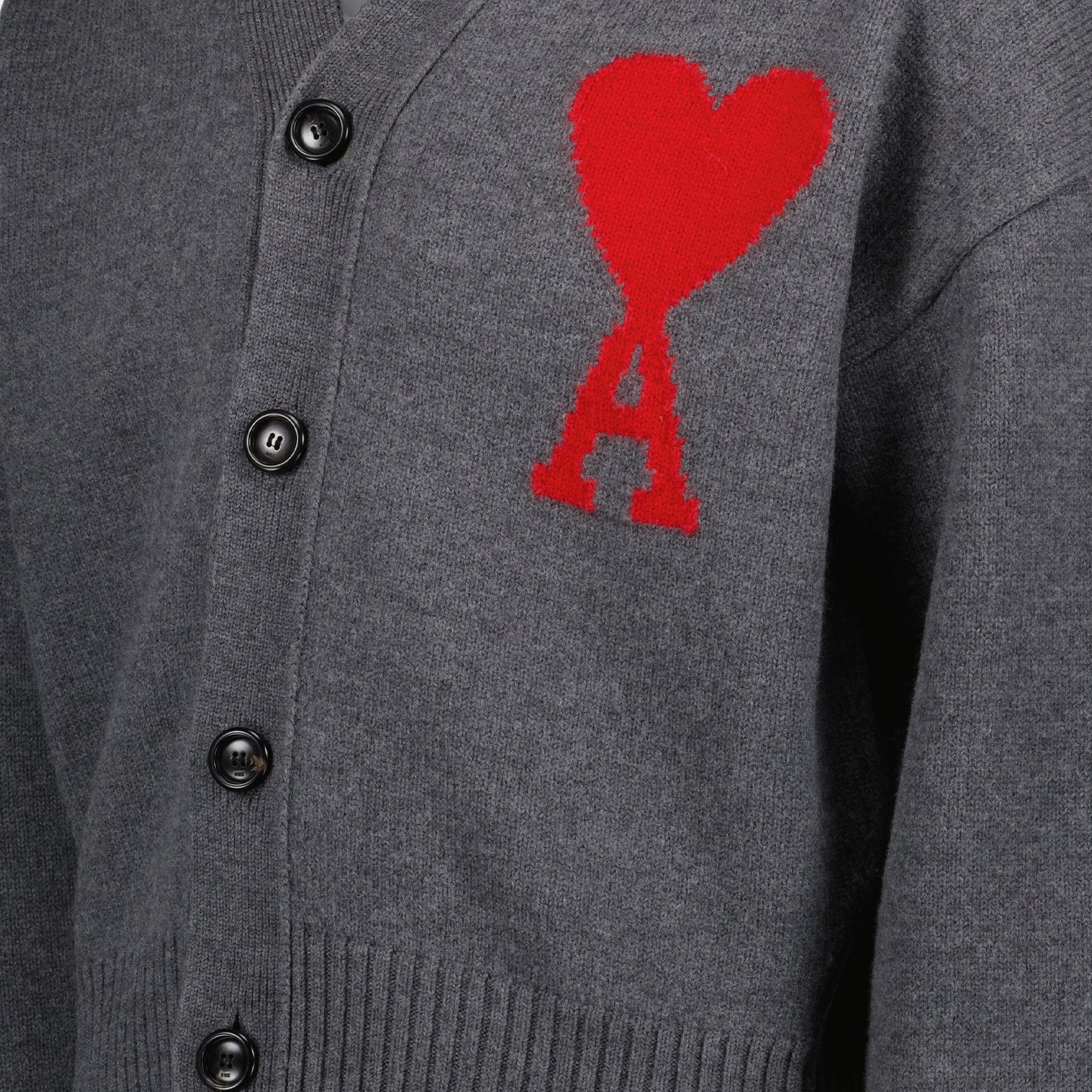 Maille Cardigan Ami de Coeur Ami PARIS Gris Unisexe