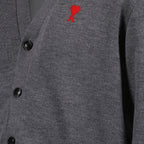 Maille Cardigan Ami de Coeur Ami PARIS Gris Homme