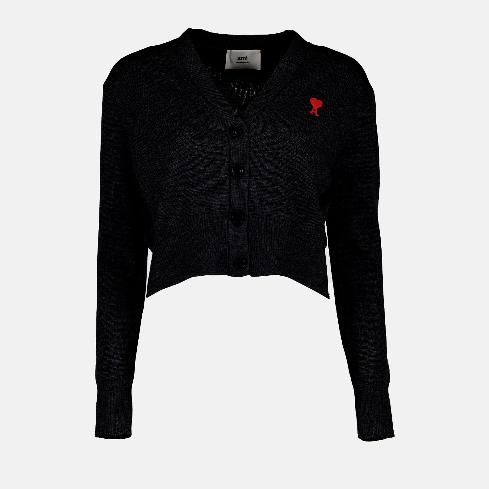 Maille Cardigan Ami de Coeur Ami PARIS Noir Femme