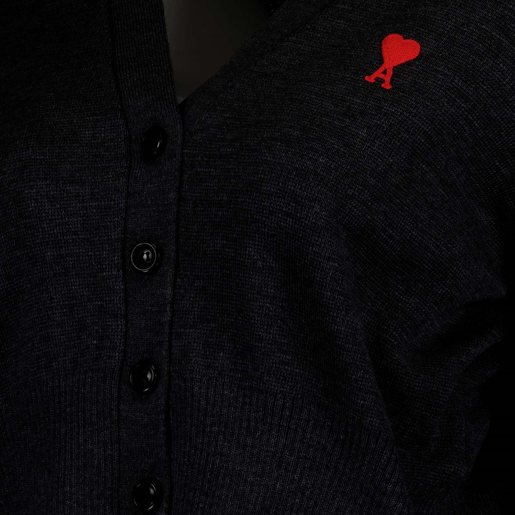 Maille Cardigan Ami de Coeur Ami PARIS Noir Femme