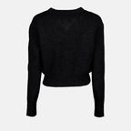 Maille Cardigan Ami de Coeur Ami PARIS Noir Femme